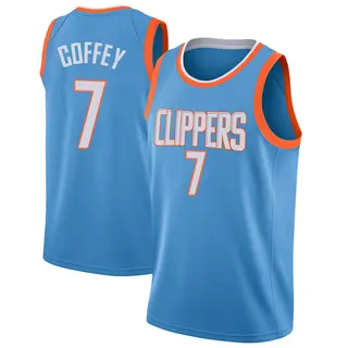 Men's Amir Coffey Los Angeles Clippers Nike Swingman Blue Jersey - City Edition