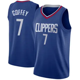 Men's Amir Coffey Los Angeles Clippers Nike Swingman Blue Jersey - Icon Edition