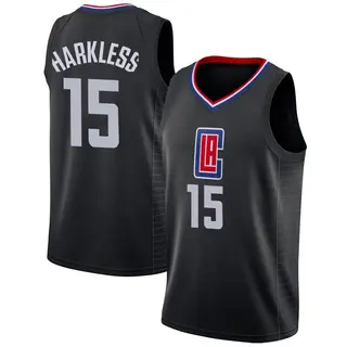 Men's Elijah Harkless Los Angeles Clippers Swingman Black Jersey - Statement Edition