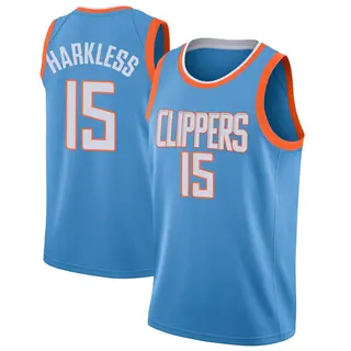 Men's Elijah Harkless Los Angeles Clippers Swingman Blue Jersey - City Edition