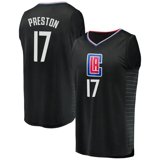 Men's Fanatics Branded Jason Preston White LA Clippers Fast Break