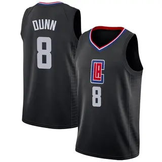 Men's Kris Dunn Los Angeles Clippers Nike Swingman Black Jersey - Statement Edition