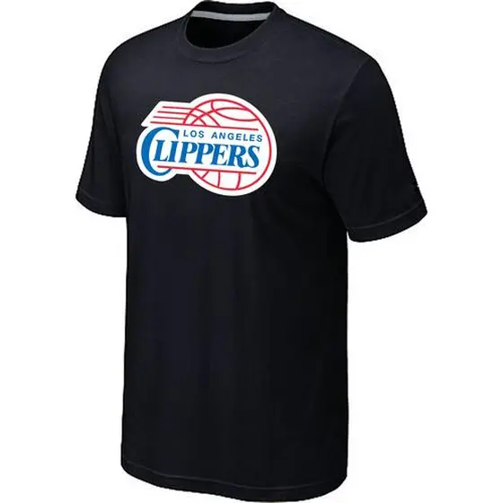 Men's Los Angeles Clippers Black Big & Tall Primary Logo T-Shirt