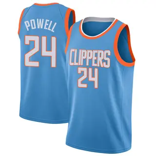 Men's Norman Powell Los Angeles Clippers Nike Swingman Blue Jersey - City Edition