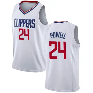 Men's Norman Powell Los Angeles Clippers Nike Swingman White Jersey - Association Edition