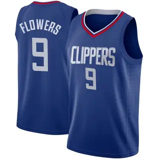 Men's Trentyn Flowers Los Angeles Clippers Nike Swingman Blue Jersey - Icon Edition