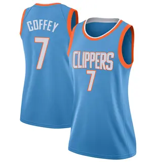 Women's Amir Coffey Los Angeles Clippers Nike Swingman Blue Jersey - City Edition