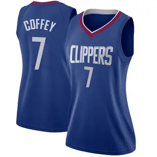 Women's Amir Coffey Los Angeles Clippers Nike Swingman Blue Jersey - Icon Edition