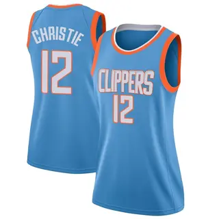 Women's Cam Christie Los Angeles Clippers Nike Swingman Blue Jersey - City Edition