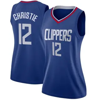 Women's Cam Christie Los Angeles Clippers Nike Swingman Blue Jersey - Icon Edition