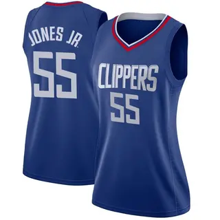 Women's Derrick Jones Jr. Los Angeles Clippers Nike Swingman Blue Jersey - Icon Edition