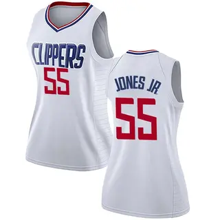 Women's Derrick Jones Jr. Los Angeles Clippers Nike Swingman White Jersey - Association Edition