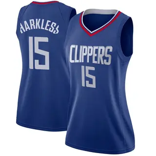 Women's Elijah Harkless Los Angeles Clippers Nike Swingman Blue Jersey - Icon Edition