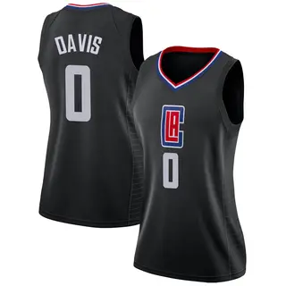 Women's Glen Davis Los Angeles Clippers Nike Swingman Black Jersey - Statement Edition