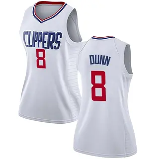 Women's Kris Dunn Los Angeles Clippers Nike Swingman White Jersey - Association Edition