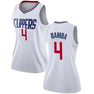 Women's Mo Bamba Los Angeles Clippers Nike Swingman White Jersey - Association Edition