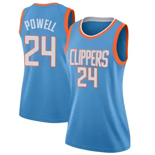 Women's Norman Powell Los Angeles Clippers Nike Swingman Blue Jersey - City Edition