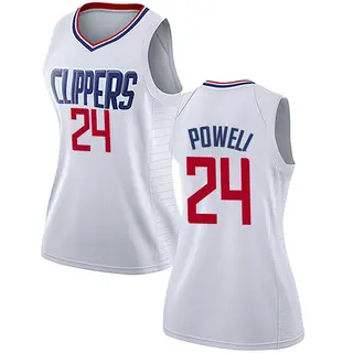 Women's Norman Powell Los Angeles Clippers Nike Swingman White Jersey - Association Edition