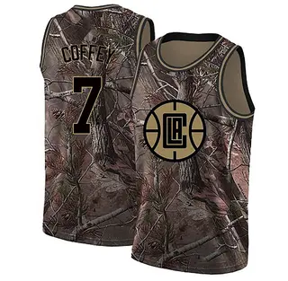 Youth Amir Coffey Los Angeles Clippers Nike Swingman Camo Realtree Collection Jersey