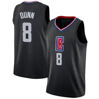 Youth Kris Dunn Los Angeles Clippers Nike Swingman Black Jersey - Statement Edition