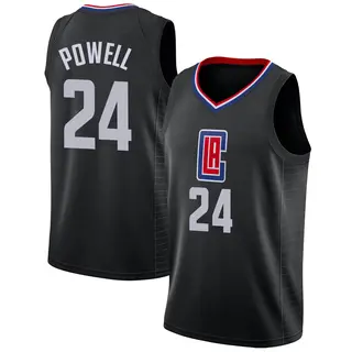 Youth Norman Powell Los Angeles Clippers Nike Swingman Black Jersey - Statement Edition