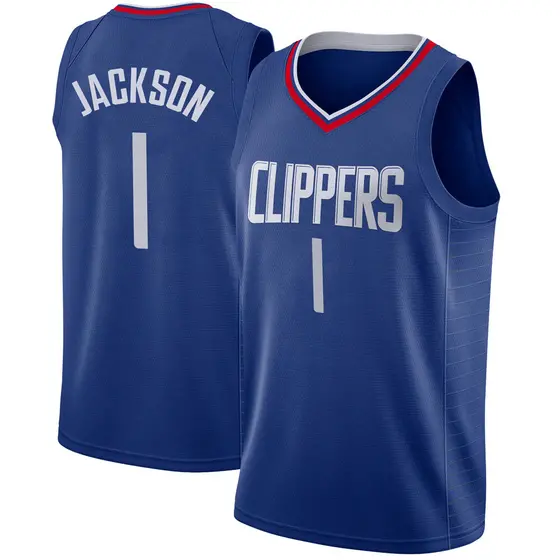 Youth Reggie Jackson Los Angeles Clippers Nike Swingman Blue Jersey ...